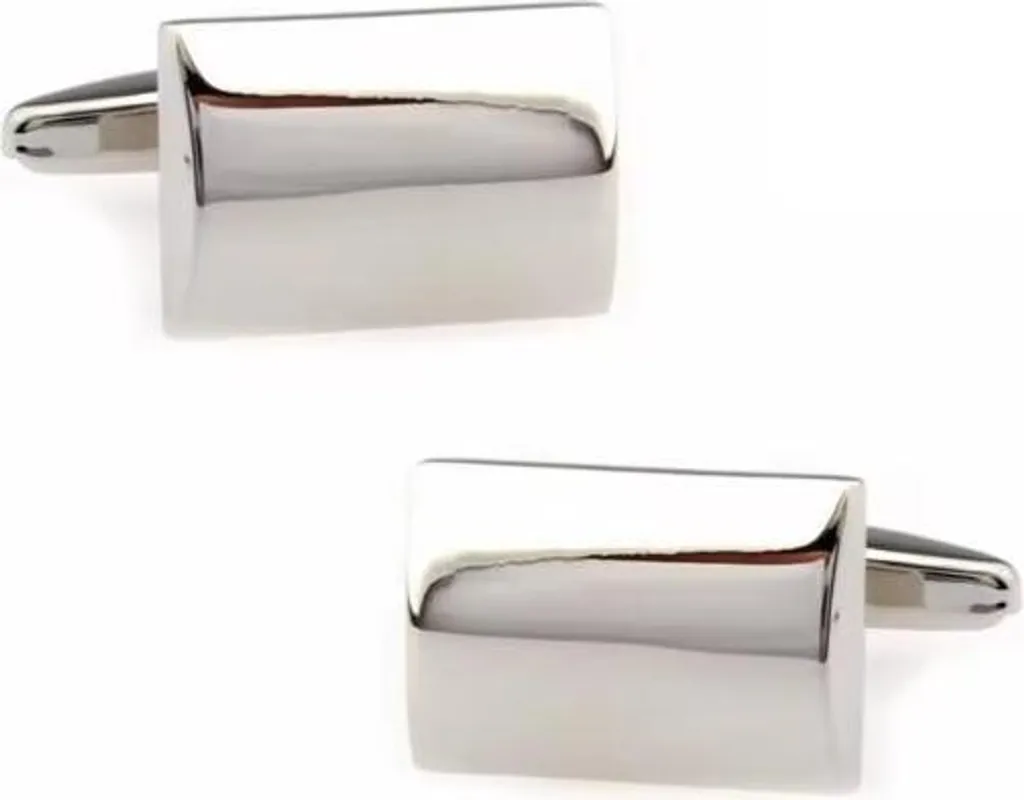 Boutons de manchette miroir blanc pour costume de mariage et gala