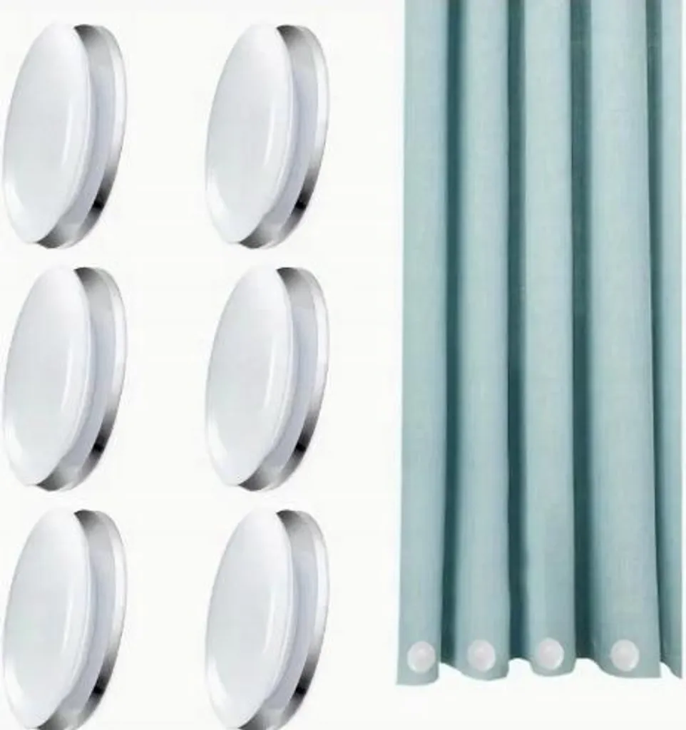 Set 6 Pesi Magnetici per Tovaglia e Tende | Ferma Finestre Anti-Vento