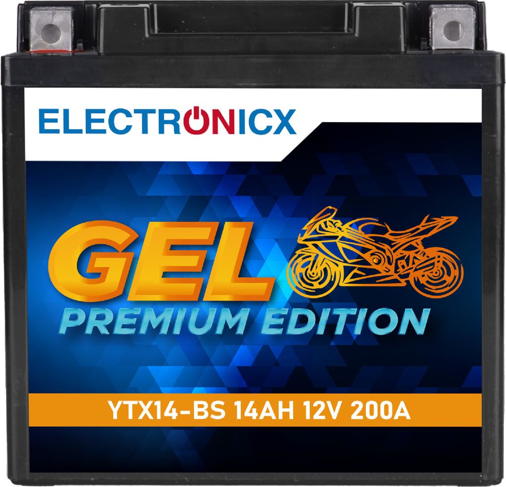 Batteria per moto Electronicx YTX14-BS GEL 12 V 14 Ah – Immagine del prodotto 