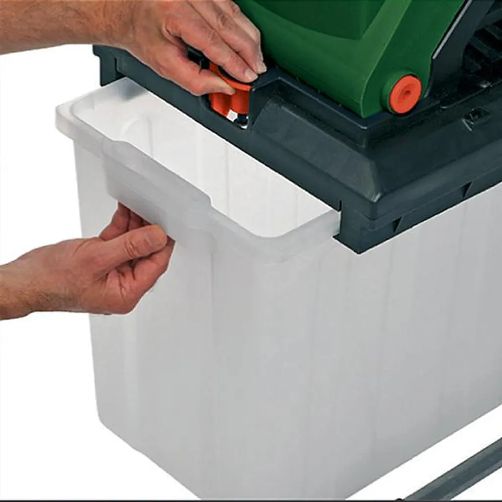 Broyeur de branches électrique puissant avec bac de ramassage 50L - 4