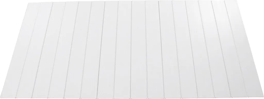 Couvercle de baignoire anti-poussière pliable en PVC blanc 70x170cm