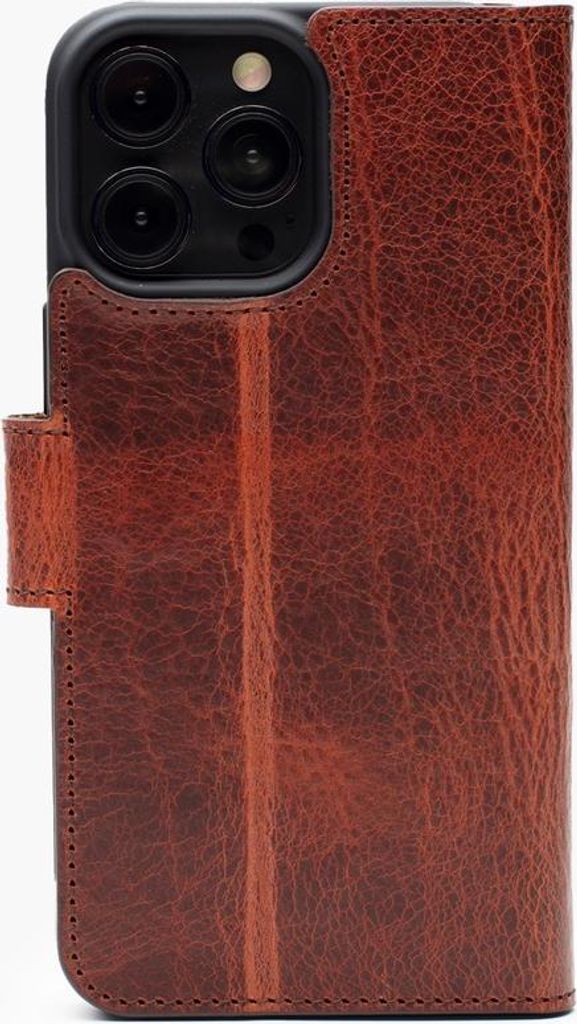 Wachikopa Lederhülle für iPhone 15 Plus Kartenfach & Standfunktion
