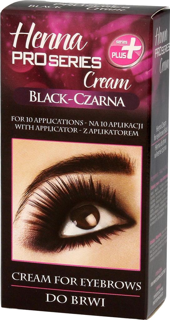 Verona Henna Augenbrauencreme Schwarz 15 ml Produktbild 