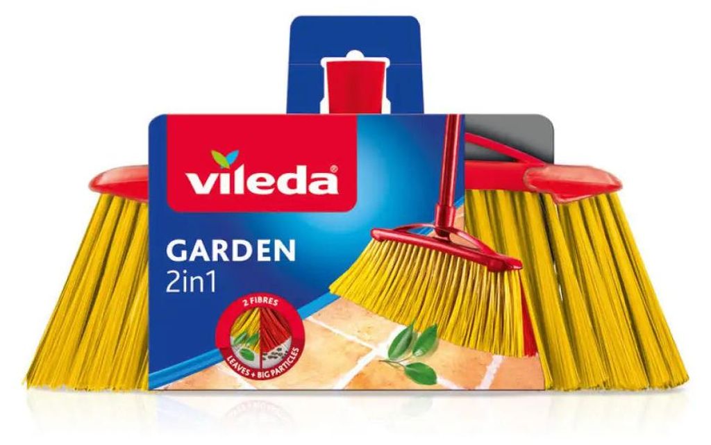 Vileda 112091, Zewnętrzna, Czarny, Czerwony, Żółty, Włosie Zdjęcie produktu 