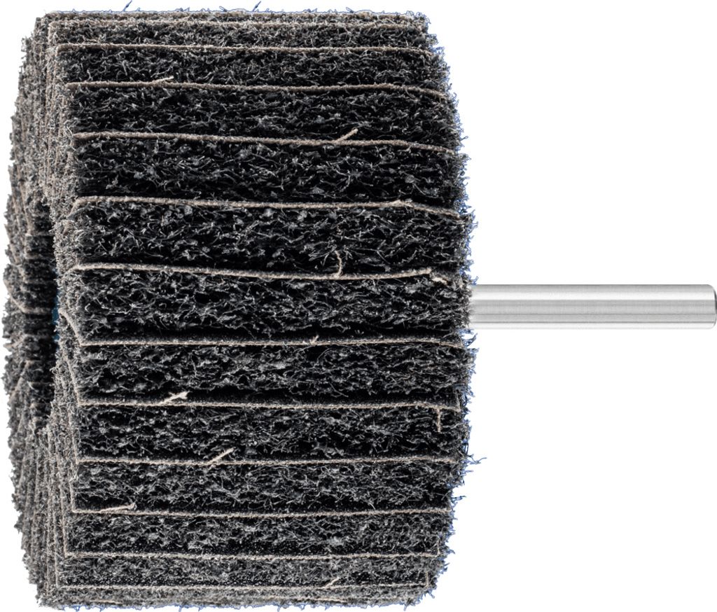 PFERD TOOLS POLINOX Vlies-Schleifstift PNZ Ø 80x50mm Schaft-Ø 6 mm SIC100 für Feinschliff und Finish