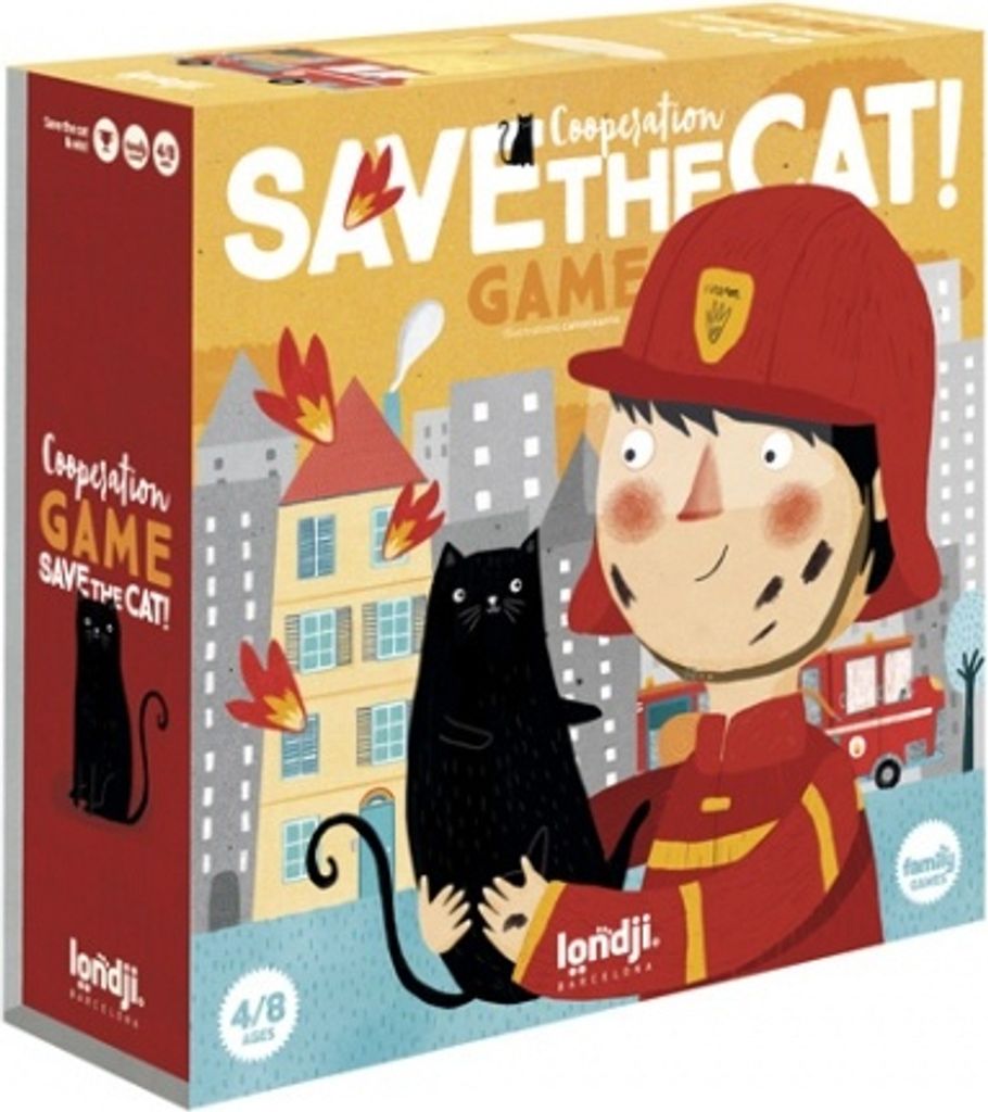Juego de cooperación Los bomberos salvan al gato, Londji Imagen del producto 