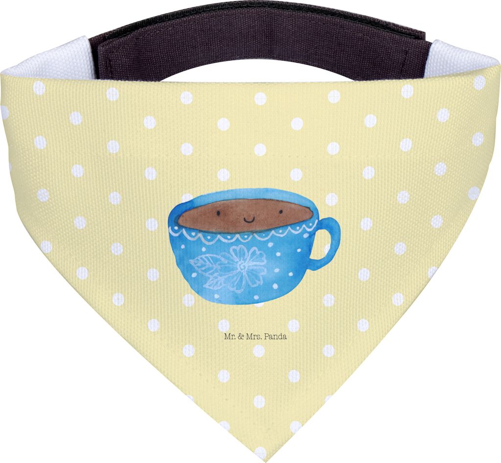 Mr. & Mrs. Panda Tuch Kaffee Tasse - Gelb Pastell - Produktbild 