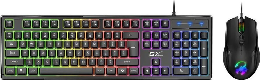 Ensemble Clavier et Souris Gamer Genius Scorpion KM-GX6 Rétroéclairé