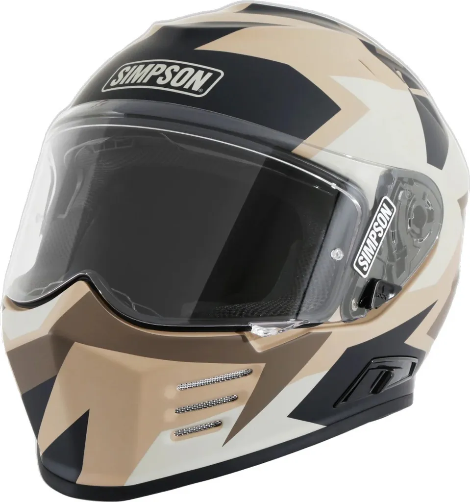 Casque moto Simpson Venom Panzer 06 idéal Route et Touring - Taille M 58