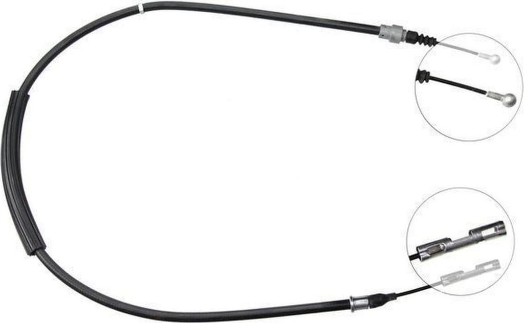 Seilzug Feststellbremse 1.152 mm Scheibenbremse A.B.S. für AUDI A2