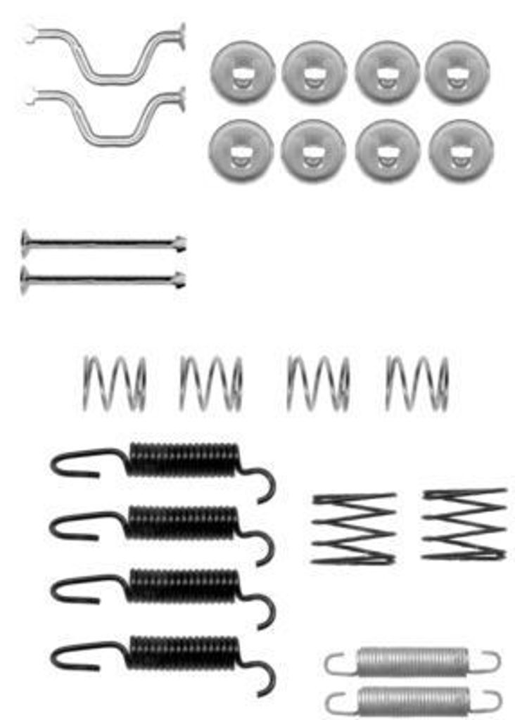 Zubehörsatz Feststellbremsbacken Zubehörsatz Bremsbacken TEXTAR hinten für TOYOTA RAV 4 II (CLA2, XA2, ZCA2, ACA2) für LEXUS IS I (JCE1, GXE1)