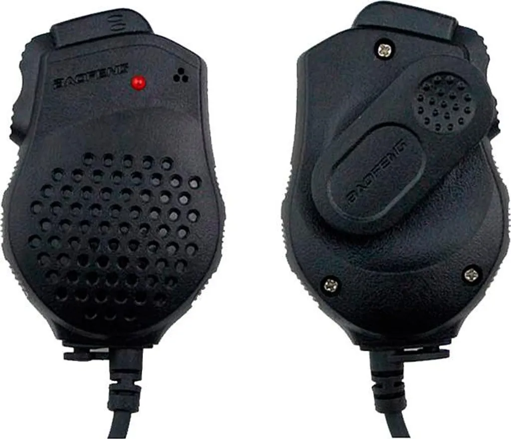 Microphone haut-parleur pour Baofeng UV-82 avec clip rotatif robuste