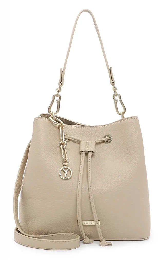 SURI FREY Ginny Shoulder Bag Taupe - Borsa a Tracolla Grigio Talpa Online
