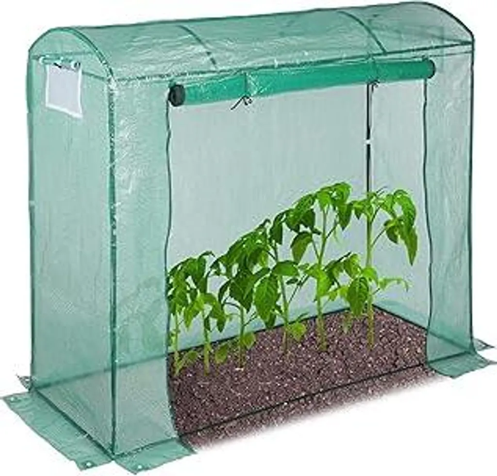 Serra Urban Garden per Pomodori - Design Tetto Rotondo e Acciaio