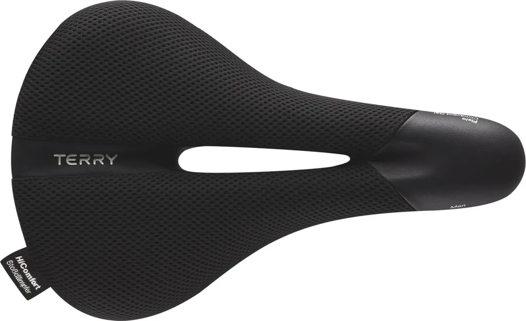 Selle vélo Terry Fisio Climavent Gel Men avec aération active noire