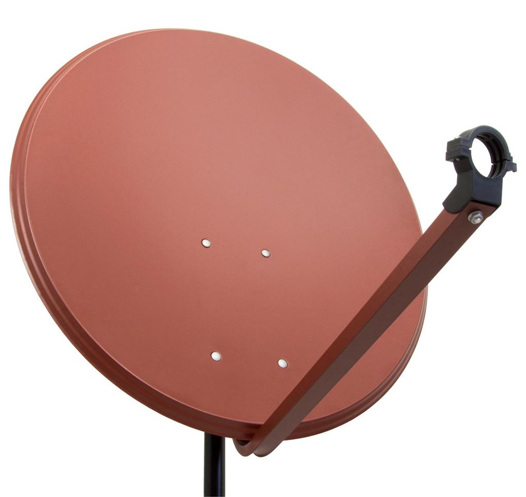 PremiumX PXA80 Satellitenschüssel 80cm Aluminium Ziegelrot Produktbild 