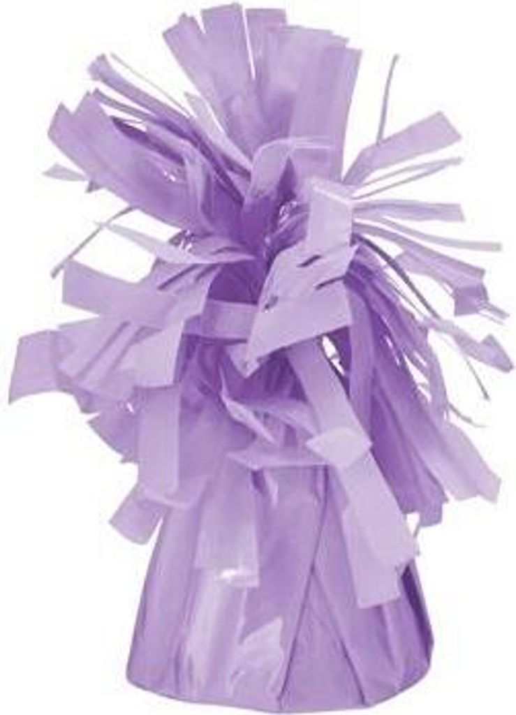 Ballongewicht, Folie, helllila (1 Packung / 4 Stück)