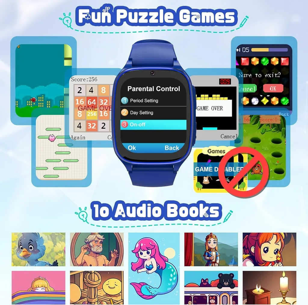 Smartwatch Bambini 4G LTE: Videochiamate e SOS per Piccoli Esploratori - 3