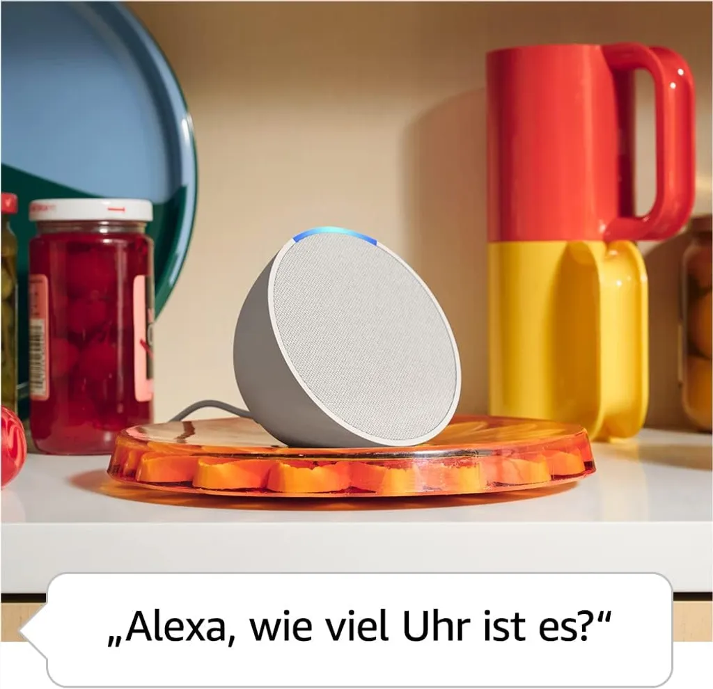 Echo Pop Blanc Amazon : Assistant Vocal Bluetooth au Design Demi-sphère - 12