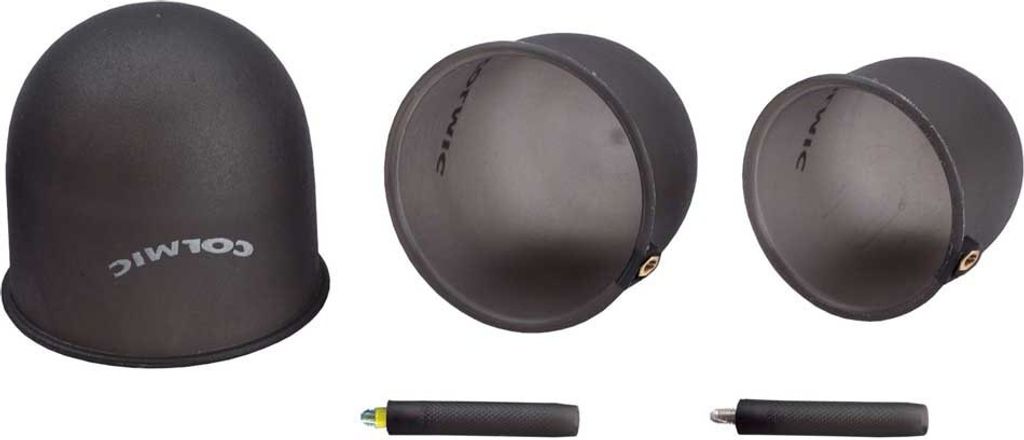 Colmic Pole 75&150&200ml Schröpfkopf-set Schwarz Schwarz One Size