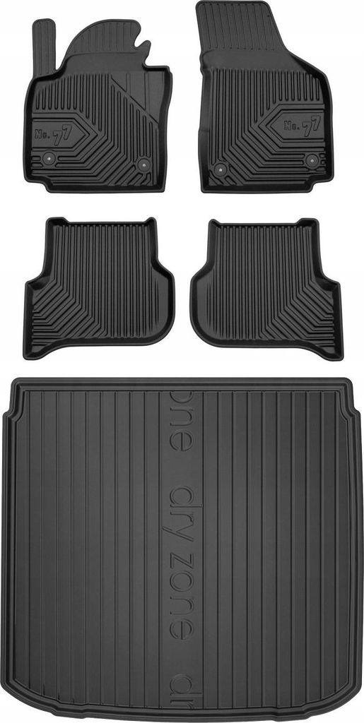 SET 77 Fußmatten und Fußmatten SEAT Altea XL 2004-2015 d