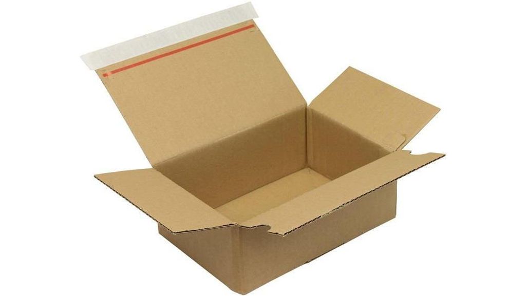 Automatikkarton 1-wellig Automatikboden Maße 230x160x80mm Produktbild 