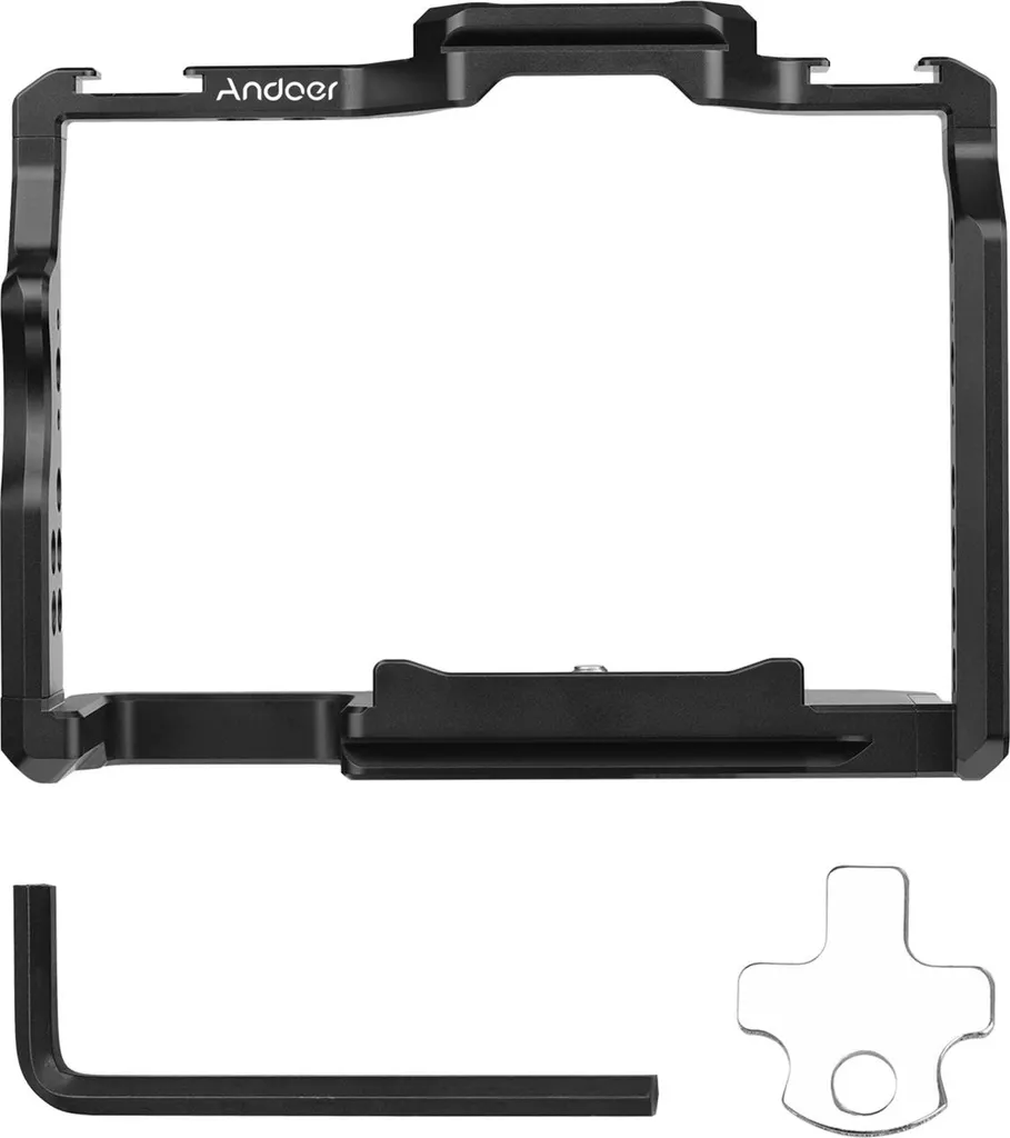 Cage de caméra vidéo en aluminium avec double support griffe - 3