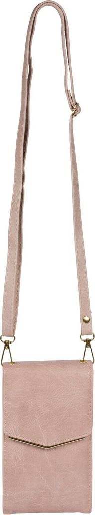 styleBREAKER Mini Umhängetasche mit V-Klappe und Metall Detail | kleine Handytasche zum Umhängen | elegante Crossbody Bag mit Kartenfächern für...