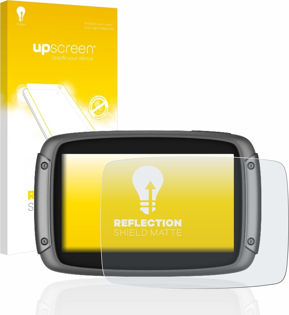 upscreen Schutzfolie für TomTom Rider 500 / 550 Displayschutz Displayschutzfolie Folie Matt Entspiegelungsfolie