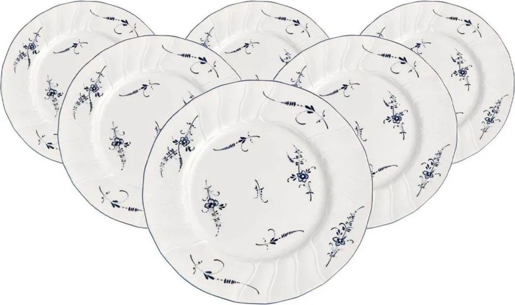 Villeroy&Boch Vieux Luxembourg flacher Essteller, 6-teilig, 26 cm