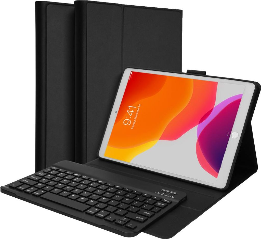Clavier Bluetooth Accezz Keyboard Bookcase pour Apple iPad Image du produit 