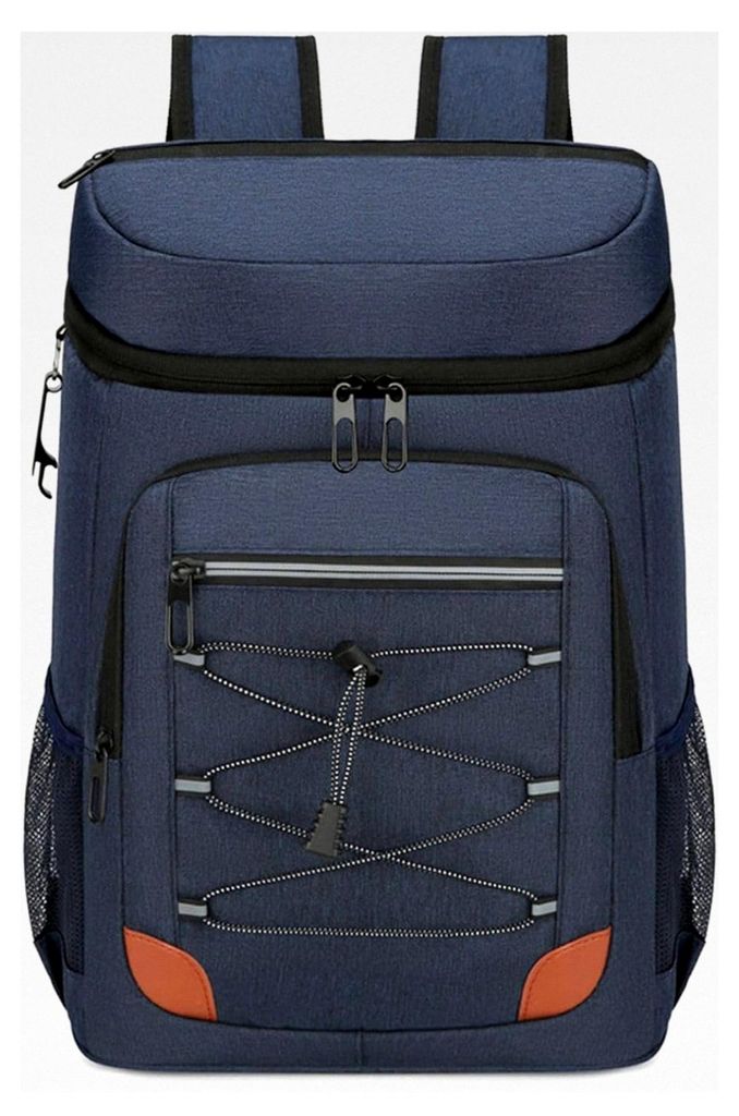 Rucksackkühler mit großem Fassungsvermögen, isoliert, auslaufsicher, wasserabweisend, für Picknicks und Sport, leichtes Oxford-Gewebe, Blau, 31...