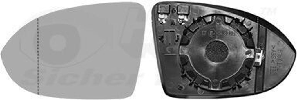 VAN WEZEL 5742837 - OE 3G0857521 Außenspiegelglas, links für Arteon (3H), Passat (3G)