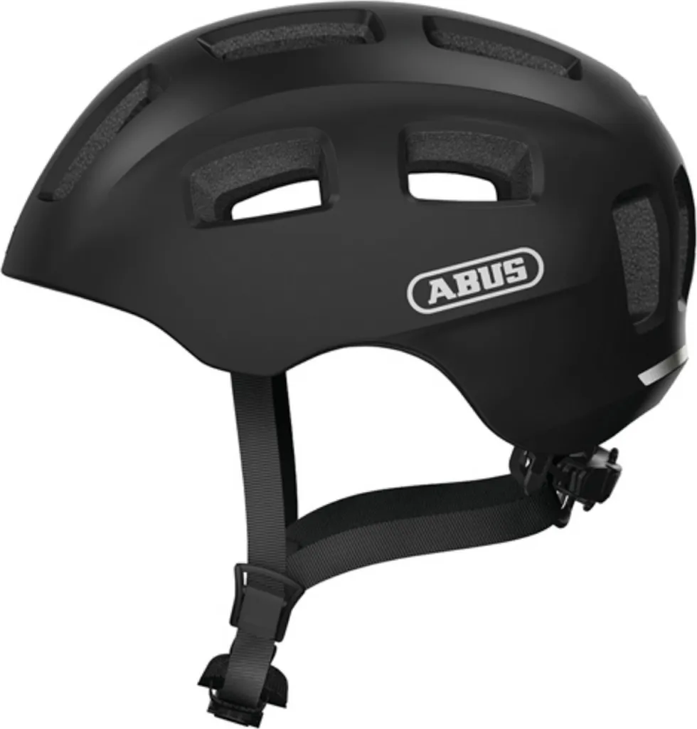 Casque vélo pour école et ville Abus Youn-I 2.0 Noir Velours 48-54cm S