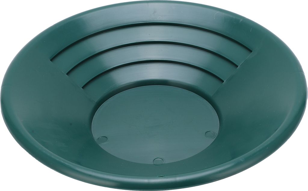 350mm Gold Panning Pan Round Sifting Classifier Manual Gold Washing Pan Tool Grün