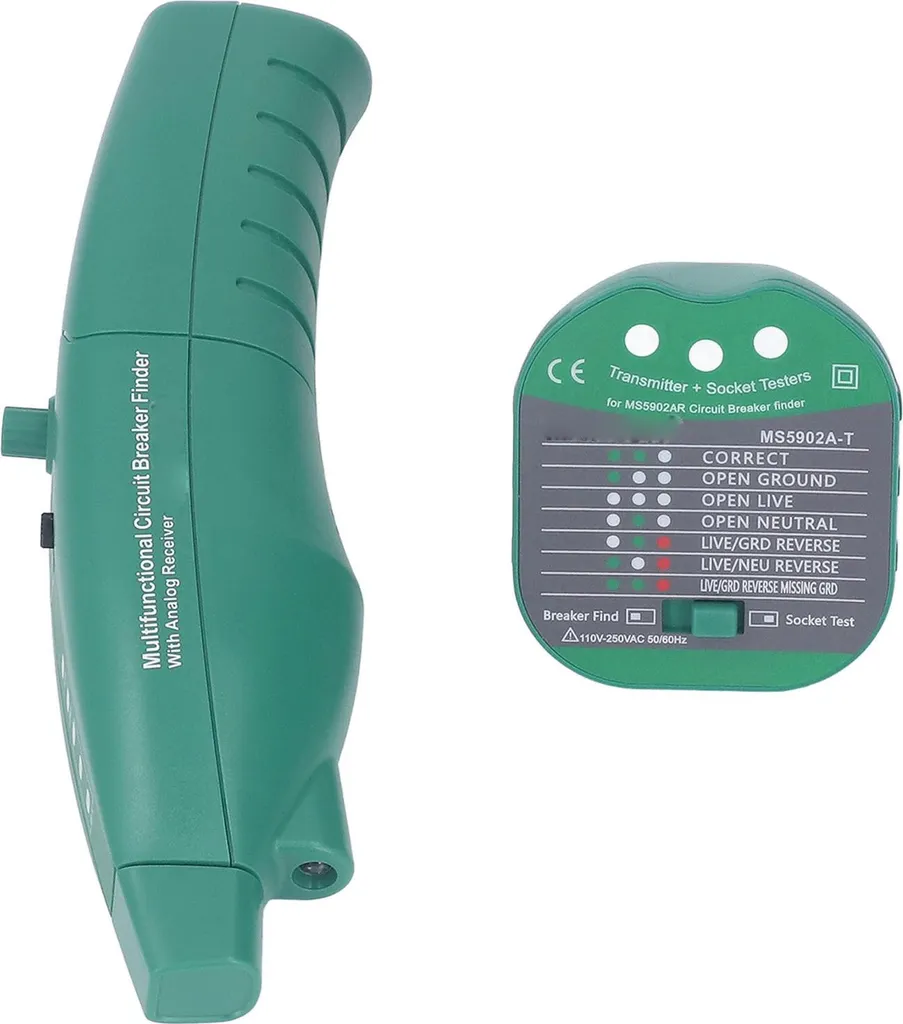 Testeur de prise MS5902A et détecteur de disjoncteur automatique MASTECH