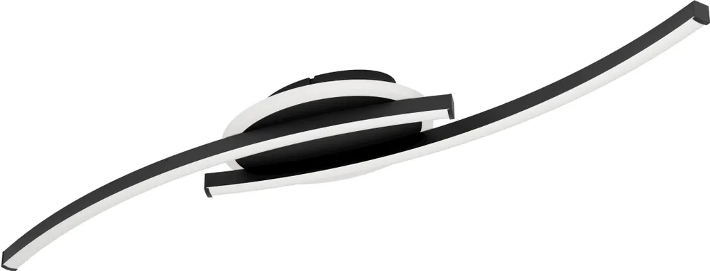 Applique Noire Longue 74cm LED 12W LUNGOLAGO Éclairage Fixe IP20