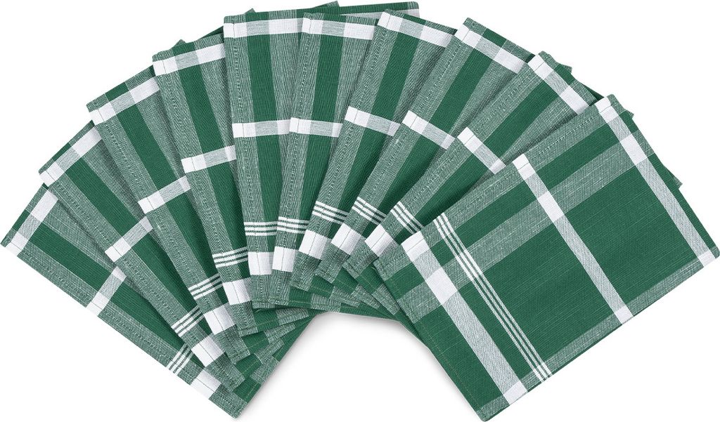 Ross Exclusiv 10 X Geschirrtuch im Set Saugkräftige Geschirrtücher aus Halbleinen, Strapazierfähig, Qualitäts-Küchentücher Germany
