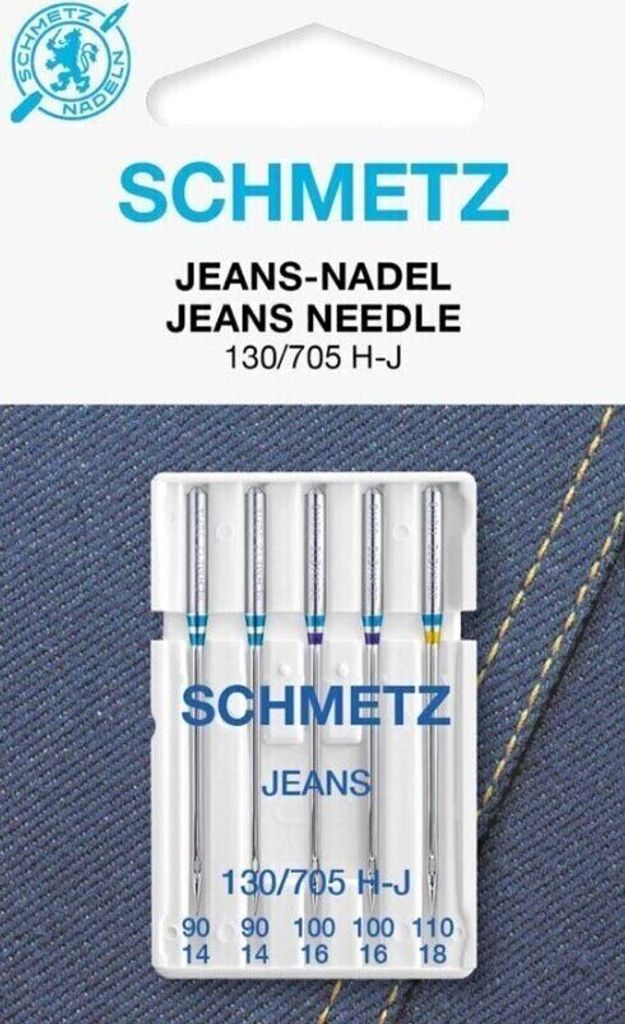Necchi AGHI JEANS 90/110, Igła, 5 szt. Zdjęcie produktu 
