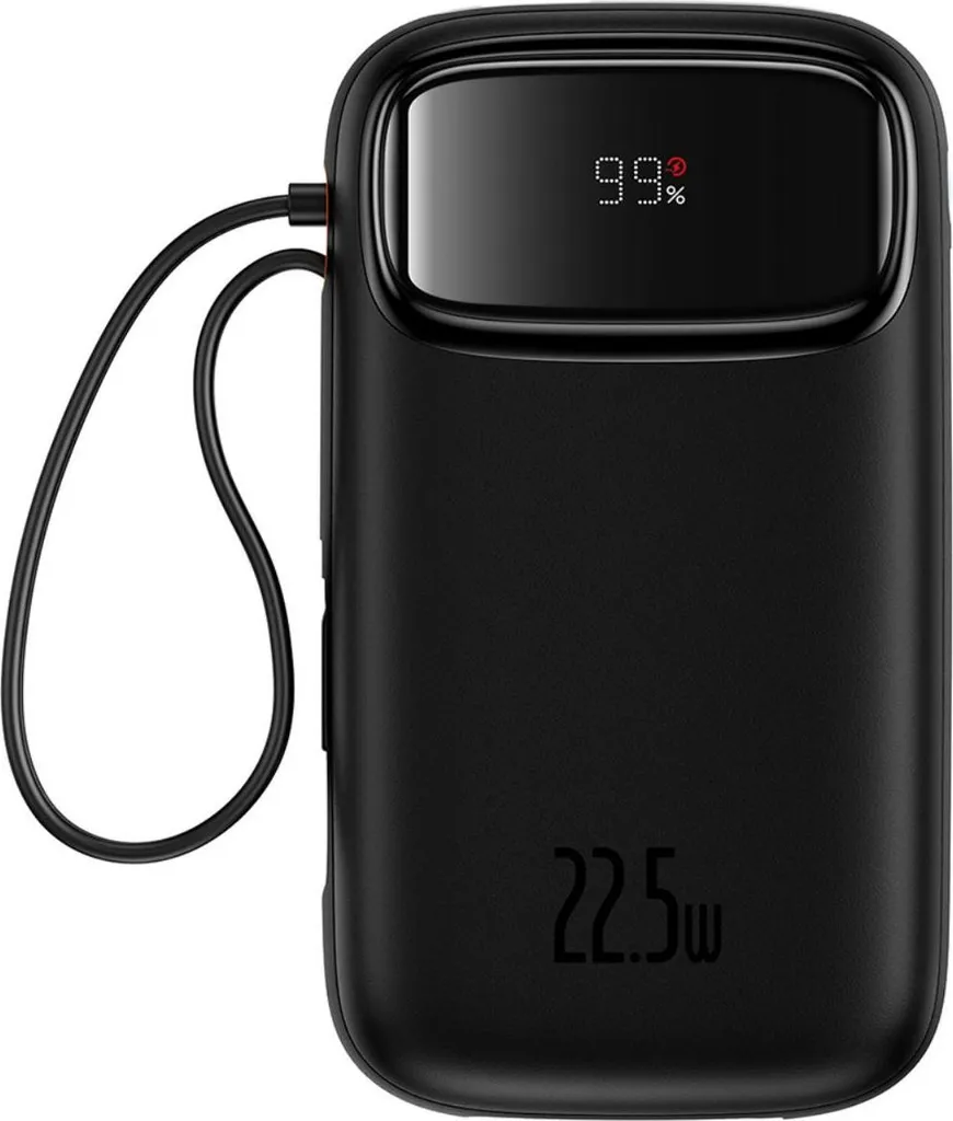 Batterie de Secours 22.5W avec Écran LED et Câble Rapide Intégré