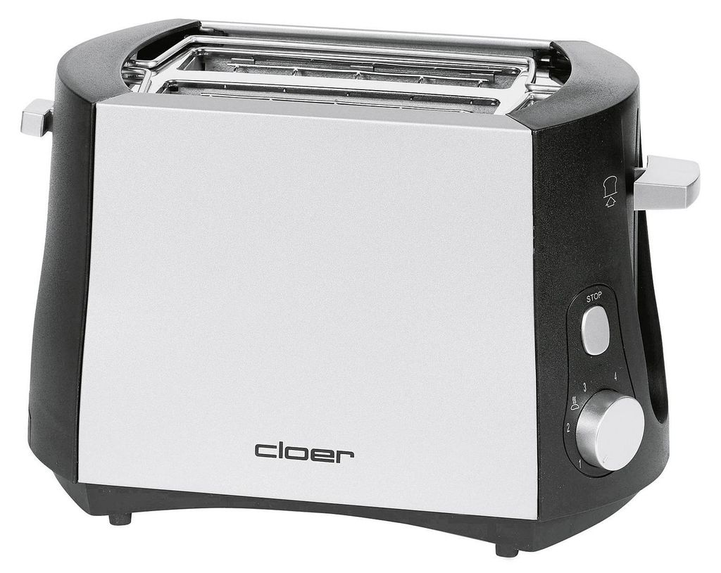 Cloer Toaster 3410, 2 Scheibe(n), 825 W, 230 V, 275 x 160 x Produktbild 
