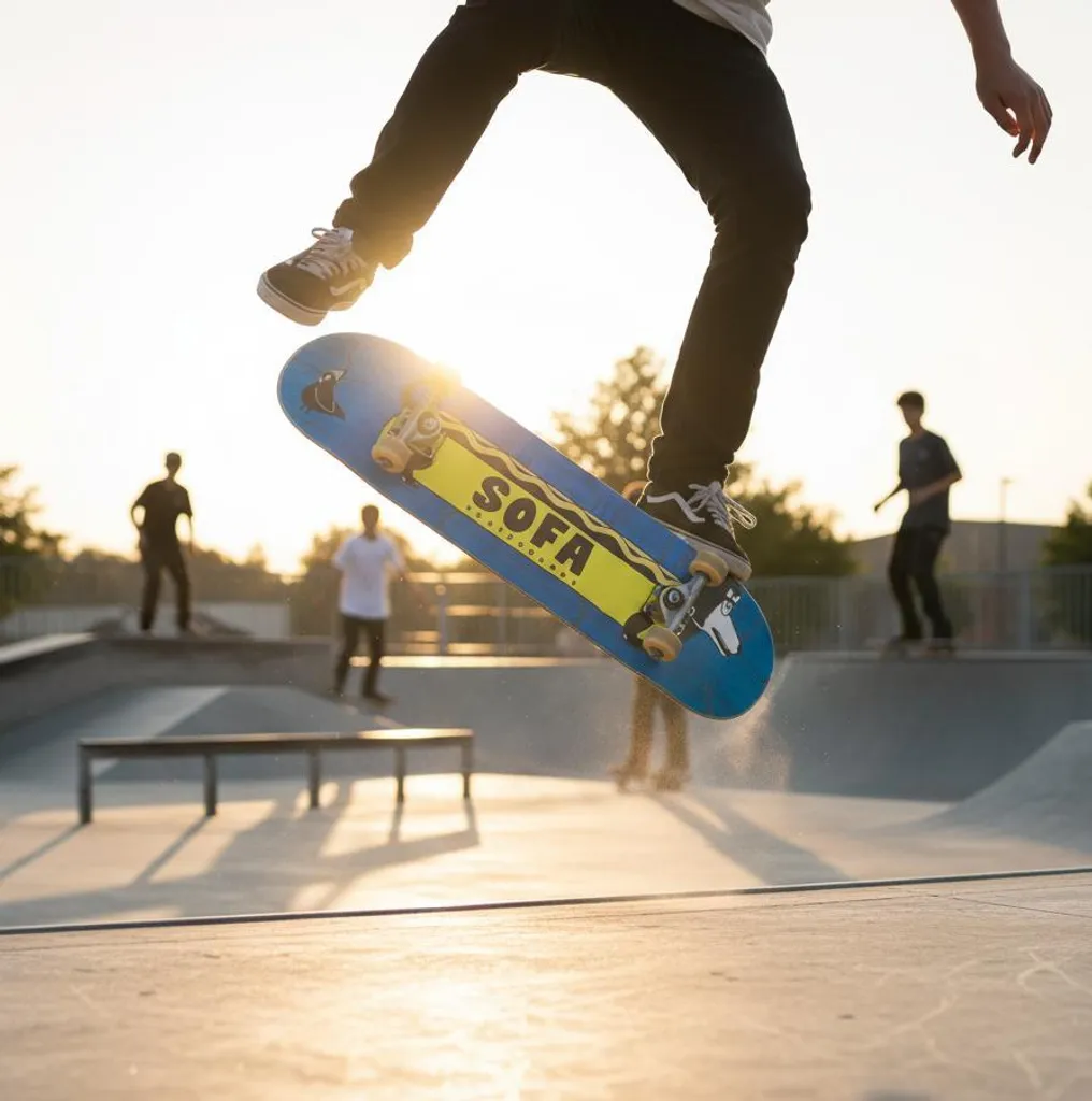 Planche de Skate Bleue 8.125 - Deck Hotdog-1 - Pop et Résistance