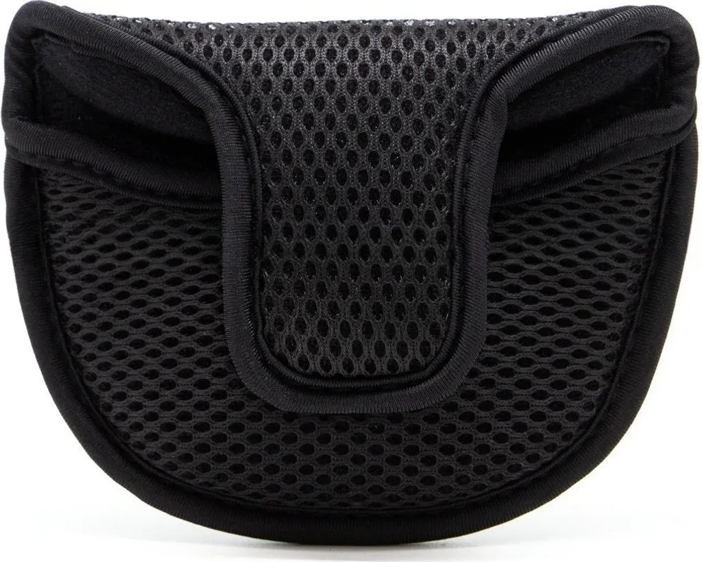 INF Copertura Testa Putter Golf Semicircolare Mesh Nero 15cm - 1