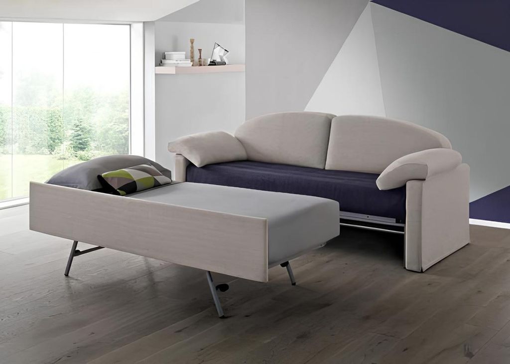 Design Sofa 3 Sitzer Couch Polster Luxus Textil Zweifarbig Italienische Möbel