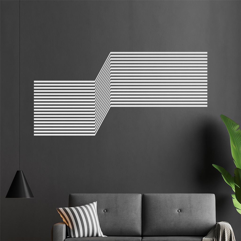 Retro Design Wandtattoo in 6 Größen - Wandaufkleber Wall Sticker - Dekoration, Küche, Wohnzimmer, Schlafzimmer, Badezimmer