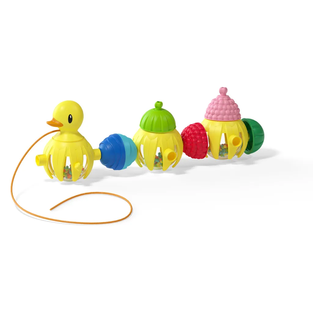 Jouet à tirer Canard Lalaboom - Fini l'ennui avec 10 perles d'éveil