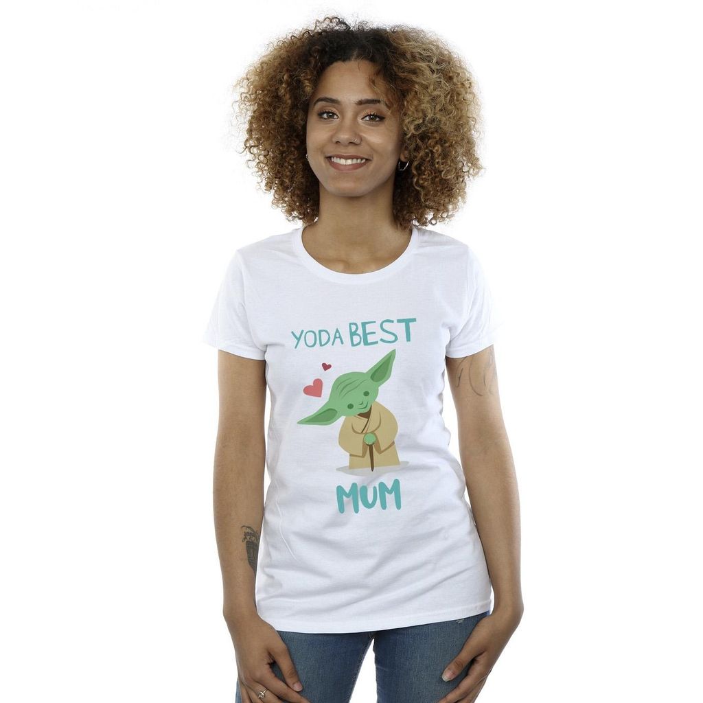 Star Wars - "Best Mum" T-Shirt für Damen BI42421 (L) (Weiß)
