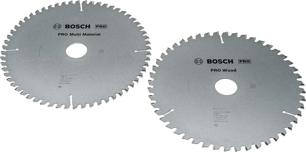Set de 2 lames scie circulaire multi-matériaux 216mm Bosch Pro
