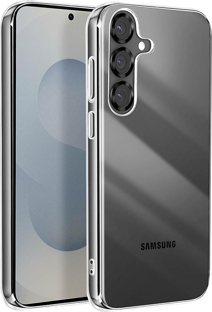 Avizar, Schlanke Hülle Samsung Galaxy S25 FE weiches Silikon, Transparent