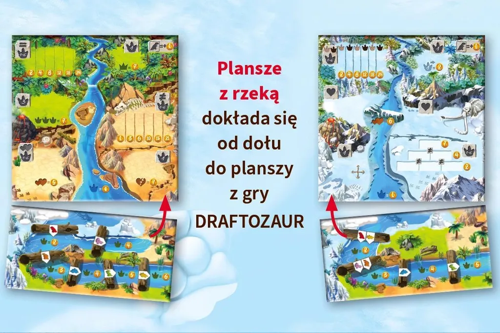 Extension Draftosaurus : Figurines Ptérodactyles et Plésiosaures - 9